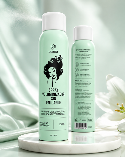 Spray Voluminizador Sin Enjuague Luckylily