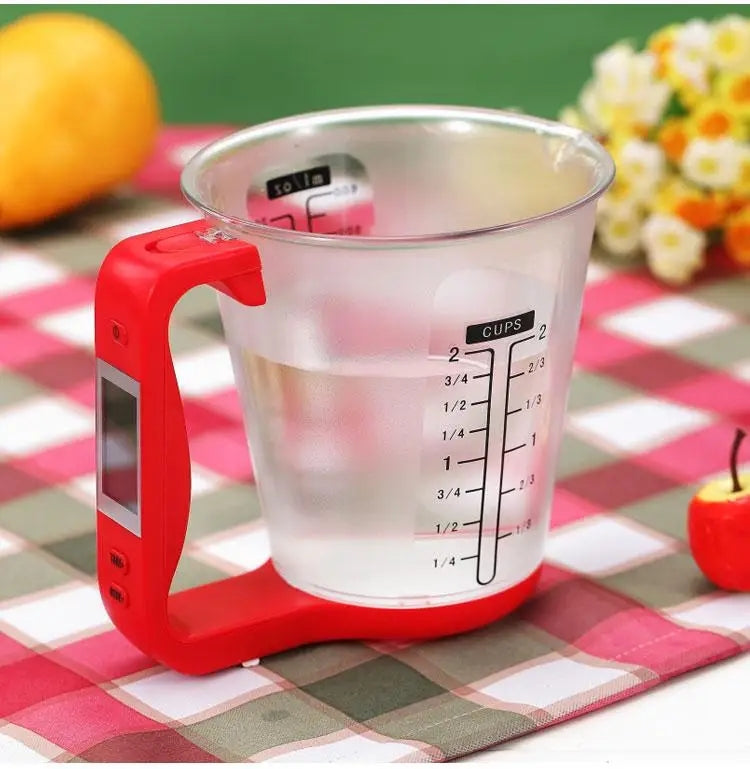 🥣 Taza Medidora Digital con Pantalla LCD