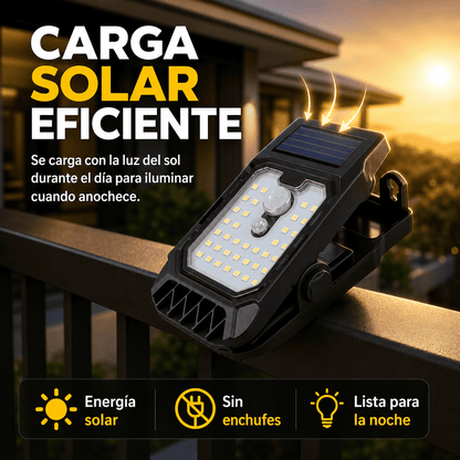 Oferta Especial 3x1 en Lampara Solar con clip