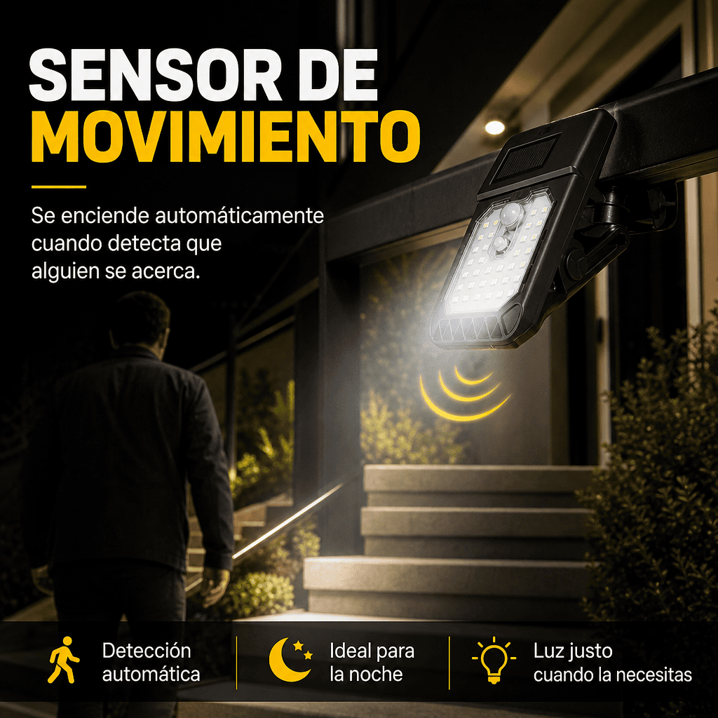 Oferta Especial 3x1 en Lampara Solar con clip