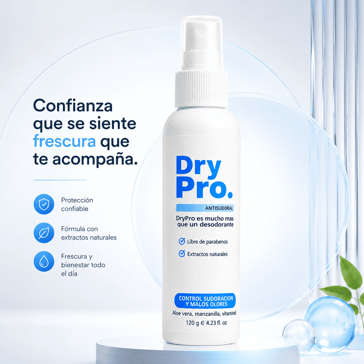 Dry Pro - Tratamiento medico contra el sudor