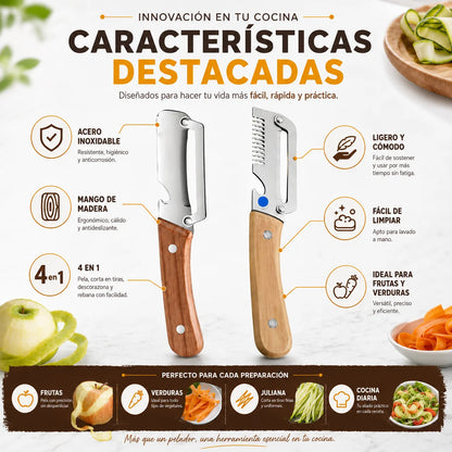 2X1 Cuchillos EdgePro™ | Hoja arqueada para cortar con menos esfuerzo