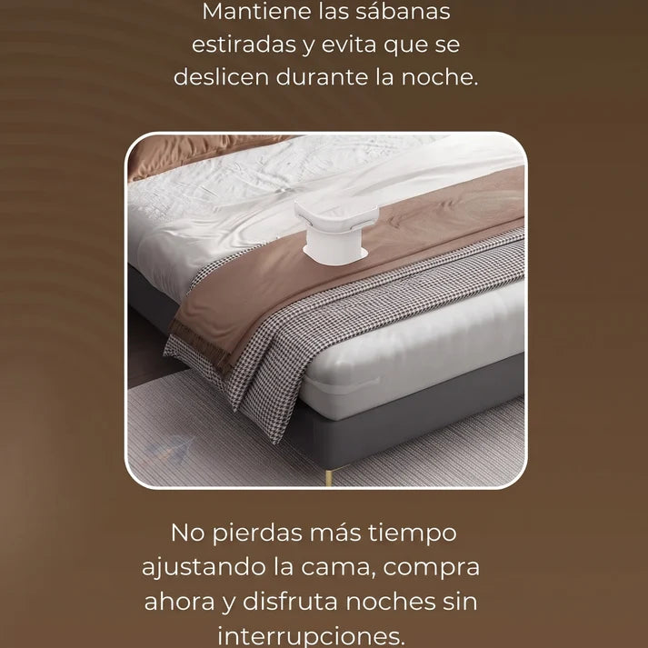 Set de 4 Sujetadores SleepLock™ – Adiós a las sábanas sueltas
