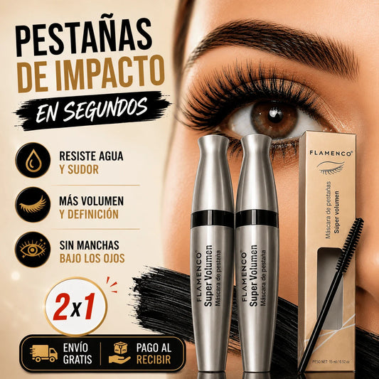 OFERTA ESPECIAL 2X1 EN MÁSCARA DE PESTAÑAS FLAMENCO