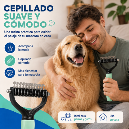 Cepillo Quita Nudos - Pelo Suave y Libre de Nudos