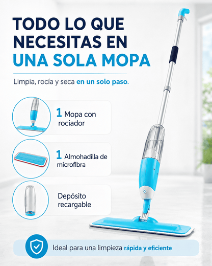 Mopa Trapero Limpiador Rociador spray