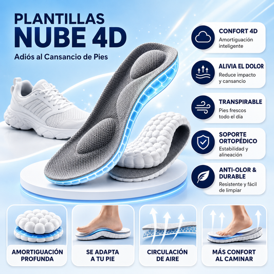 Par de Plantillas ortopédica 4D