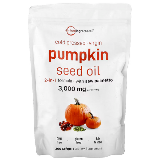 Aceite De Semilla De Calabaza Con Saw Palmetto Glowfly/Microingredients