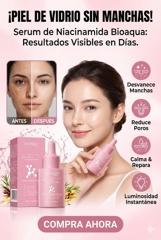 Serum BioAqua de Nicotinamida (Antimanchas y Reparador)